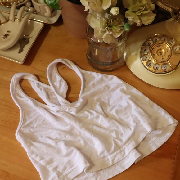 (JODI) BASIC CROP TOP  S - Picture 2 of 5